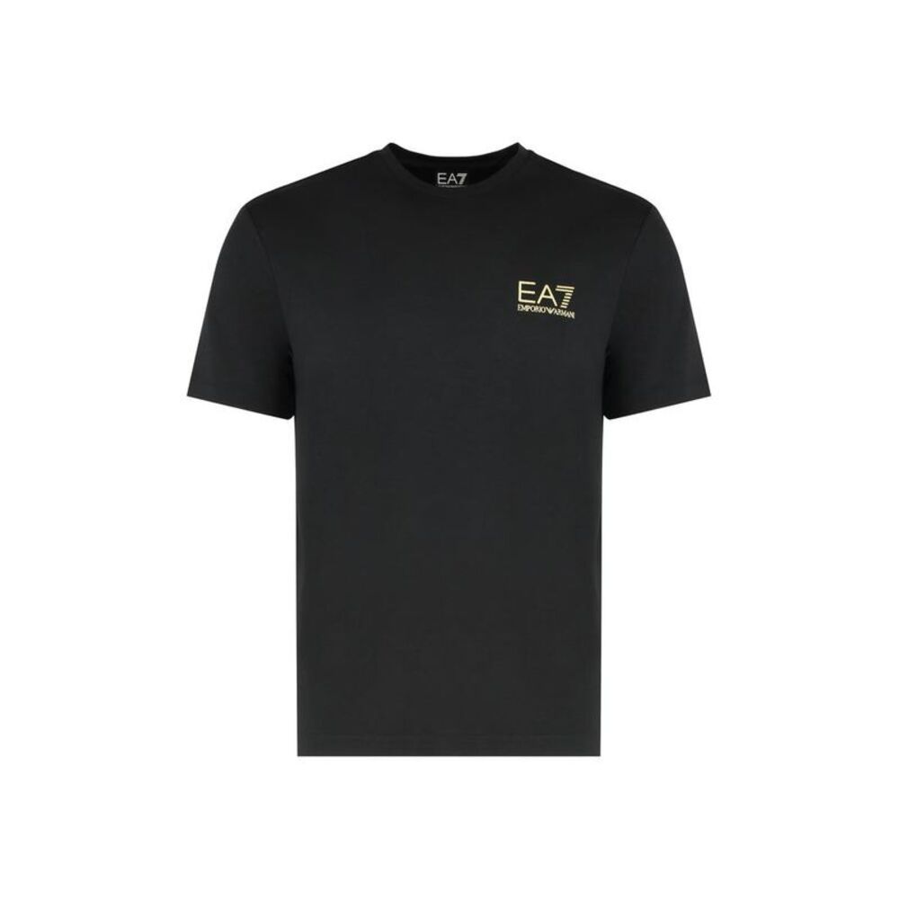 EA7 Emporio Armani Logo T-Shirt Men BLACK T-Shirts